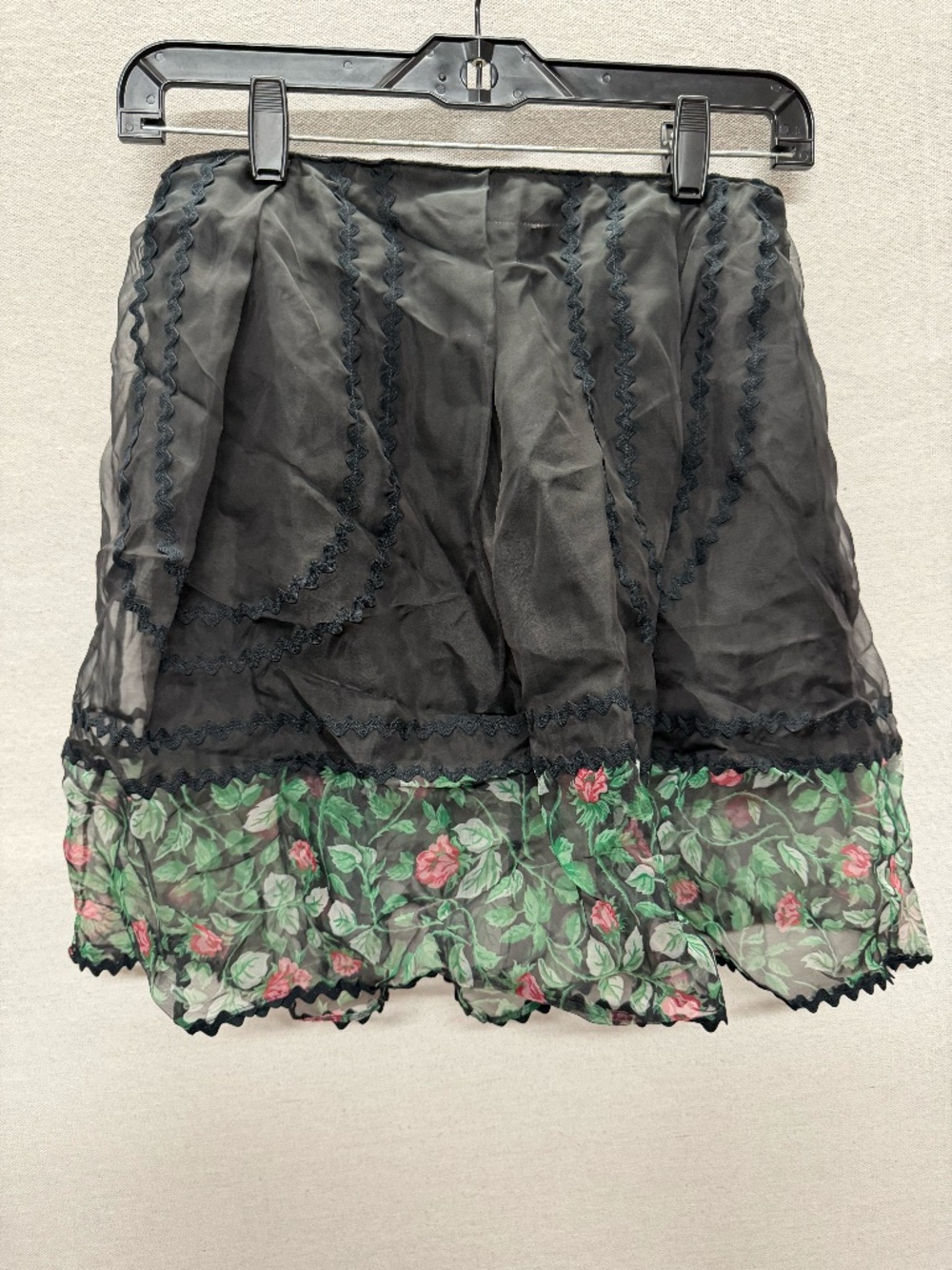NWOT Coach Silk Blend Organza Apron Skirt - size 00